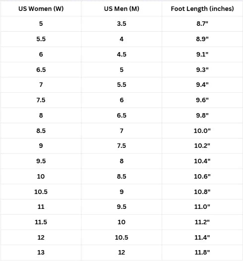 Nike Mind 002 Women's - size_chart